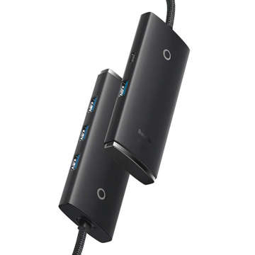 Адаптер HUB Baseus Lite Series, адаптер USB-C на 4x USB-A 25 см