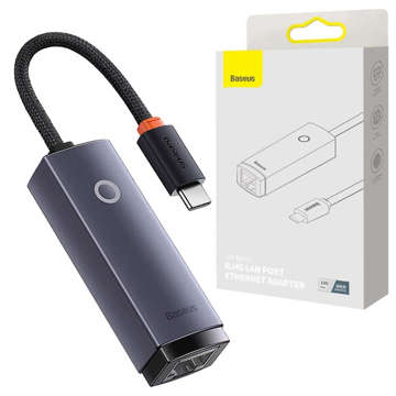 Адаптер LAN мережева карта Baseus Erhernet USB-C to RJ45 adapter 1000Mbps