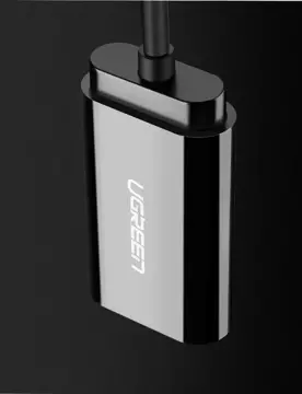 Адаптер UGREEN зовнішня USB музична звукова карта - 3.5 мм mini jack 15см чорний (30724)