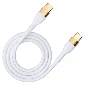 Аксесуари - 3mk Hyper Silicone Cable C to C 2m 100w White