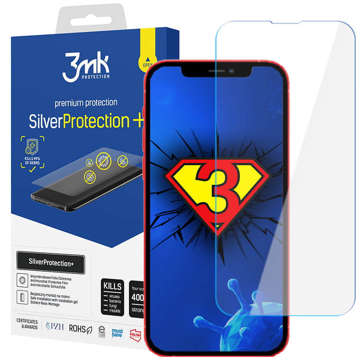 Антивірусна плівка Silver Protection 3mk 7H на весь екран для Apple iPhone 13/13 Pro