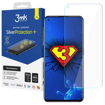 Антивірус на весь екран фольга Silver Protection 3mk 7H для Realme GT Neo 2 5G