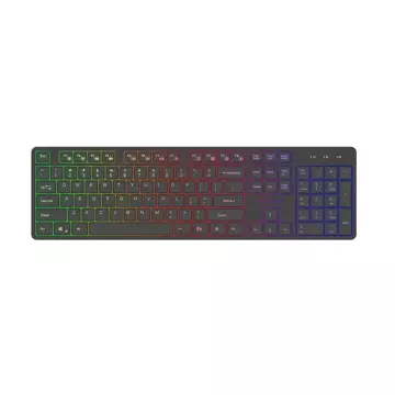 Бездротова клавіатура Delux SK800GL 2.4G Silent RGB