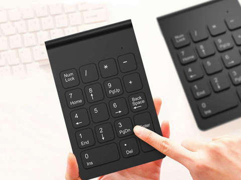 Бездротова USB-цифрова клавіатура для ноутбука Alogy Wireless KeyPad