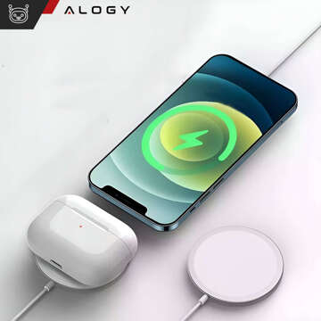 Бездротовий зарядний пристрій Alogy для MagSafe 20W для iPhone 12/13/14 / PRO / MAX / MINI White