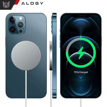 Бездротовий зарядний пристрій Alogy для MagSafe 20W для iPhone 12/13/14 / PRO / MAX / MINI White