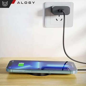 Бездротовий зарядний пристрій Alogy для MagSafe 20W для iPhone 14/13 / PRO / MAX / MINI Black