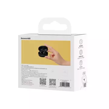 Бездротові навушники Baseus Bowie E2 TWS Bluetooth 5.2 Waterproof IP55 Black (NGTW090001)