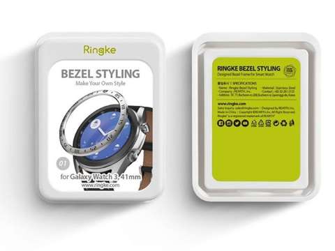 Безель Ringke для Samsung Galaxy Watch 3 41mm Silver 01