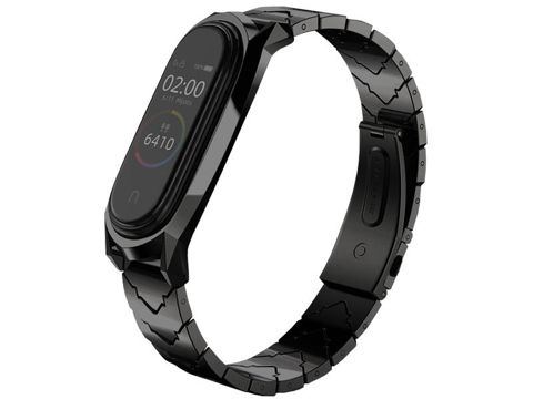 Браслет V-Style GT band Mijobs для Xiaomi Mi Band 3/4 чорний