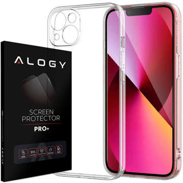 Броньований чохол Alogy Hybrid Case з кришкою камери для Apple iPhone 13 Mini Clear Glass