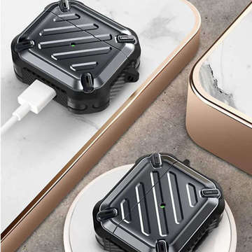 Броньований чохол Supcase Unicorn Beetle Pro для Apple AirPods 3 Black