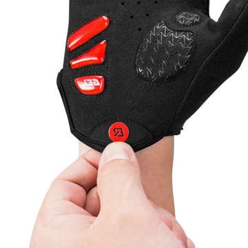 Велорукавички XL RockBros cycling gloves S169-1BR-XL Black-Red