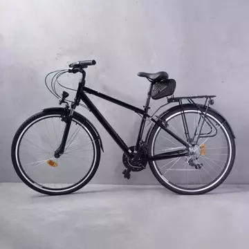 Велосидельна сумка Wozinsky водонепроникна 1,5 л чорна (WBB27BK)