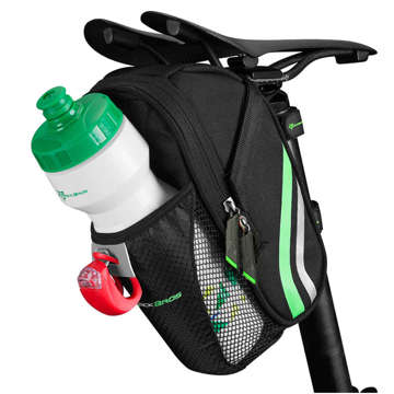 Велосипедна сумка RockBros C7-BK Saddle bag для велосипедної пляшки води під сідло Black