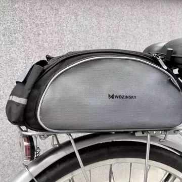 Велосипедна сумка Wozinsky з плечовим ременем 13л чорна (WBB1BK)