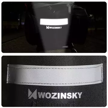 Велосипедна сумка Wozinsky з плечовим ременем 6л чорна (WBB3BK)