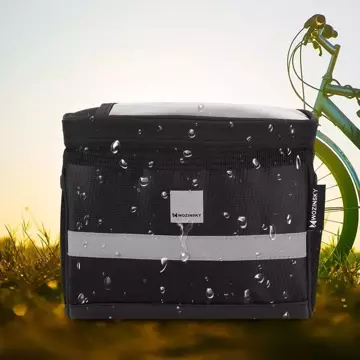 Велосипедна сумка Wozinsky з чохлом для телефону 2 л чорна (WBB12BK)