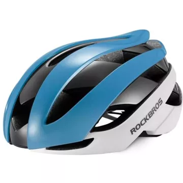 Велосипедний шолом Rockbros 10110004003 розмір L - синьо-білий