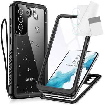 Водонепроникний чохол для Samsung Galaxy S23 360 Alogy Armored Armor IP68 зі шнурком Black