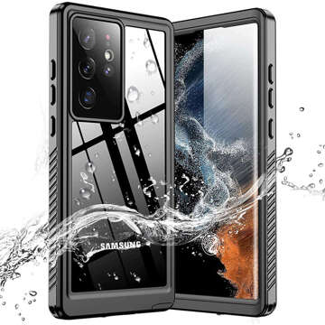 Водонепроникний чохол для Samsung Galaxy S23 Ultra 360 Alogy Armor IP68 зі шнурком Black