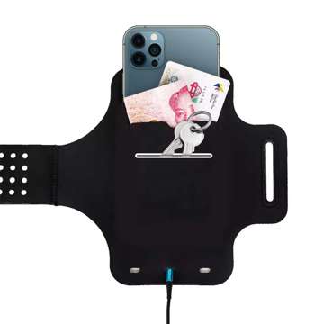 Водонепроникний чохол Sport ArmBand для телефону 6,5 дюймів, чорний