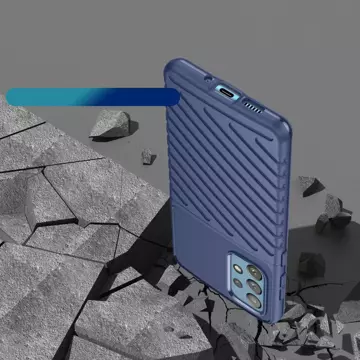 Гнучкий броньований чохол Thunder Case для Samsung Galaxy A73 синій