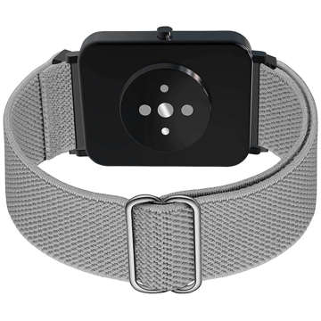 Гнучкий ремінець Універсальний нейлоновий ремінець Alogy Nylon Smartwatch 20 мм сірий