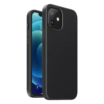 Гумовий гнучкий силіконовий чохол Ugreen Protective Silicone Case для iPhone 12 mini чорний