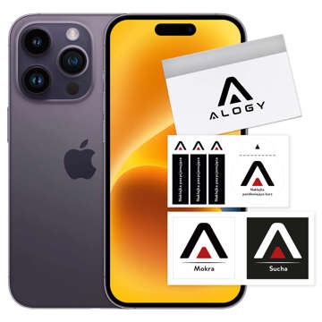 Гібридне скло для екрану Apple iPhone 14 Pro Alogy Flexi Glass 9H Case Friendly плоский екран