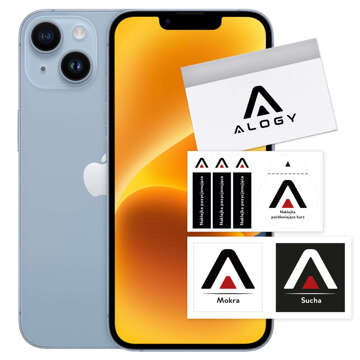 Гібридне скло для Apple iPhone 14 Plus full screen Alogy Flexi Full Glass 9H захист на весь екран