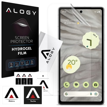 Гідрогелева плівка для Google Pixel 7A 5G, захисна плівка для екрану телефону Alogy Hydrogel Film