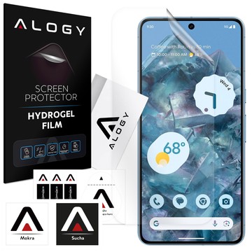 Гідрогелева плівка для Google Pixel 8 Pro, захисна плівка для екрану телефону Alogy Hydrogel Film