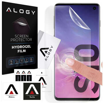 Гідрогелева плівка для Samsung Galaxy S10, захисний екран телефону, Alogy Hydrogel Film