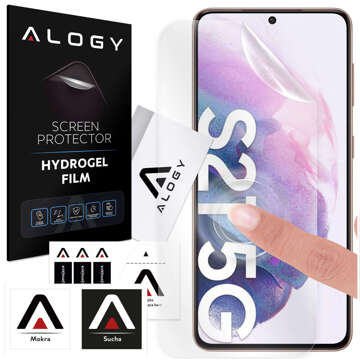 Гідрогелева плівка для Samsung Galaxy S21, захисний екран телефону, Alogy Hydrogel Film