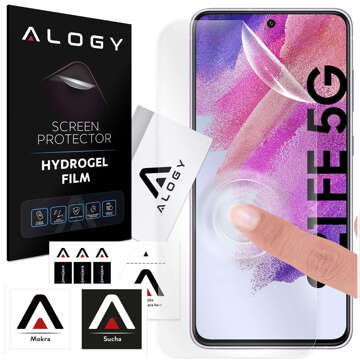 Гідрогелева плівка для Samsung Galaxy S21 FE, захисний екран телефону, Alogy Hydrogel Film