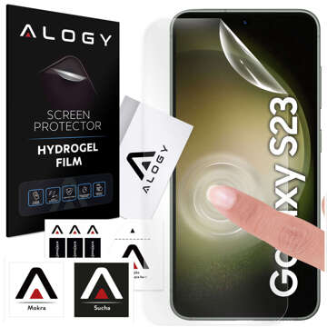 Гідрогелева плівка для Samsung Galaxy S23, захисний екран телефону, Alogy Hydrogel Film