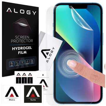 Гідрогелева плівка для iPhone 13 mini, захисна плівка для екрану телефону Alogy Hydrogel Film