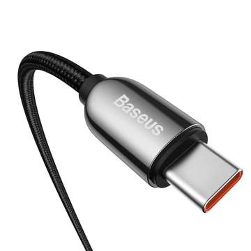 Дисплейний кабель USB-C – USB-C Baseus, 100 Вт, 2 м (чорний)