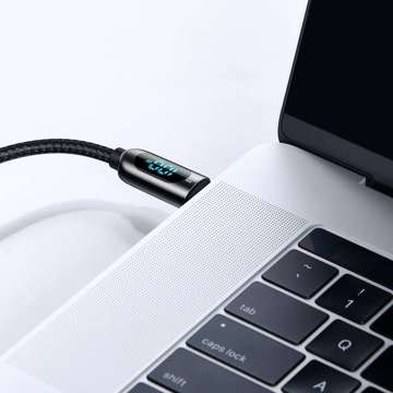 Дисплейний кабель USB-C – USB-C Baseus, 100 Вт, 2 м (чорний)