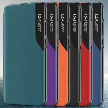 Екошкіра View Case для Samsung Galaxy S23 Plus з відкидною підставкою червоного кольору