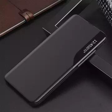 Елегантний чохол Eco Leather View Case з кришкою-відкидом і функцією підставки для Samsung Galaxy S22 Ultra black