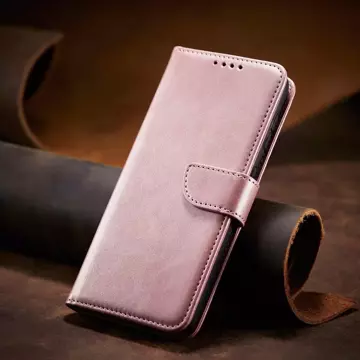 Елегантний чохол Magnet Case з клапаном і функцією підставки для Samsung Galaxy S22 рожевий