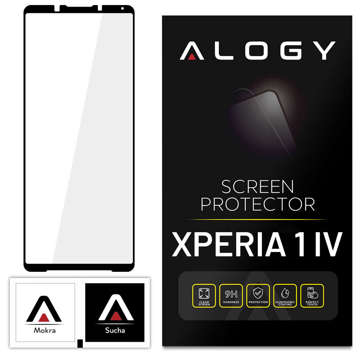 Загартоване скло для Alogy Full Glue case friendly для Sony Xperia 1 IV Black