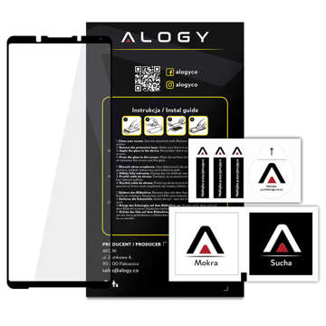 Загартоване скло для Alogy Full Glue case friendly для Sony Xperia 1 IV Black