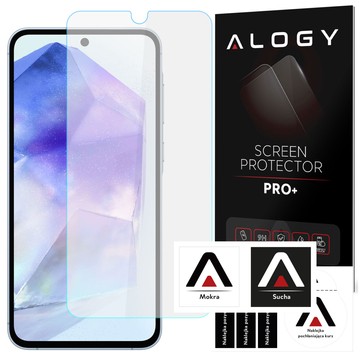 Загартоване скло для Samsung Galaxy A35/A55 5G Screen Protector Glass 9H Alogy Pro