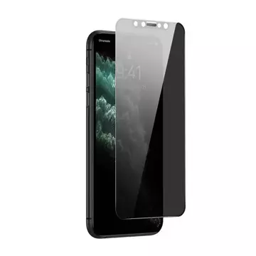 Загартоване скло з фільтром конфіденційності Baseus 0,3 мм для iPhone X/XS/11 Pro