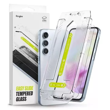 Загартоване скло Ringke Easy Slide 2 шт. для Samsung Galaxy A35 5G Clear