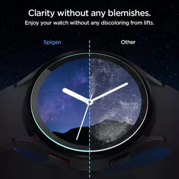 Загартоване скло Spigen Glas.Tr "Ez-Fit" 2-Pack для Samsung Galaxy Watch 6 (40 мм) прозоре