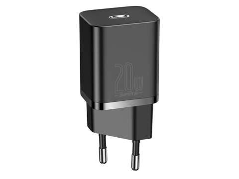 Зарядний пристрій Baseus Super Si Quick Charger 1C 20W Black